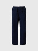hover | Navy blue | chino-pants-welastic-long-trouser-775240