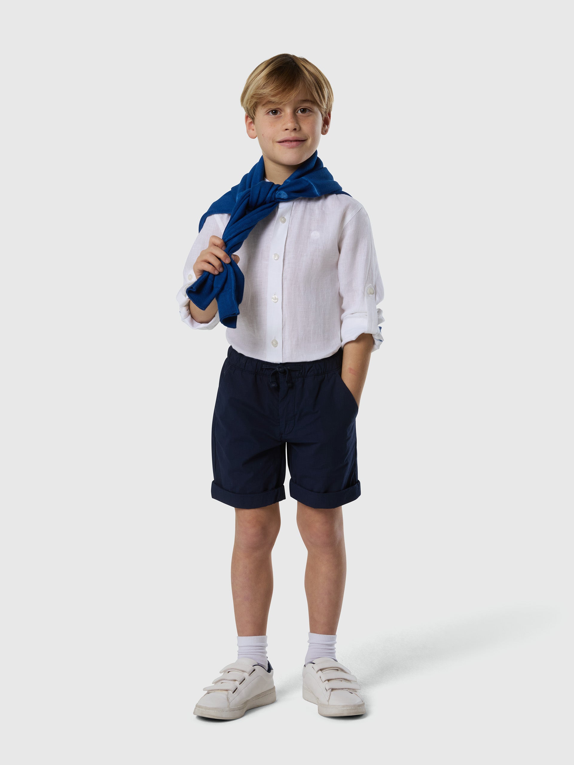 2 | Navy blue | chino-welastic-waist-short-trouser-775265