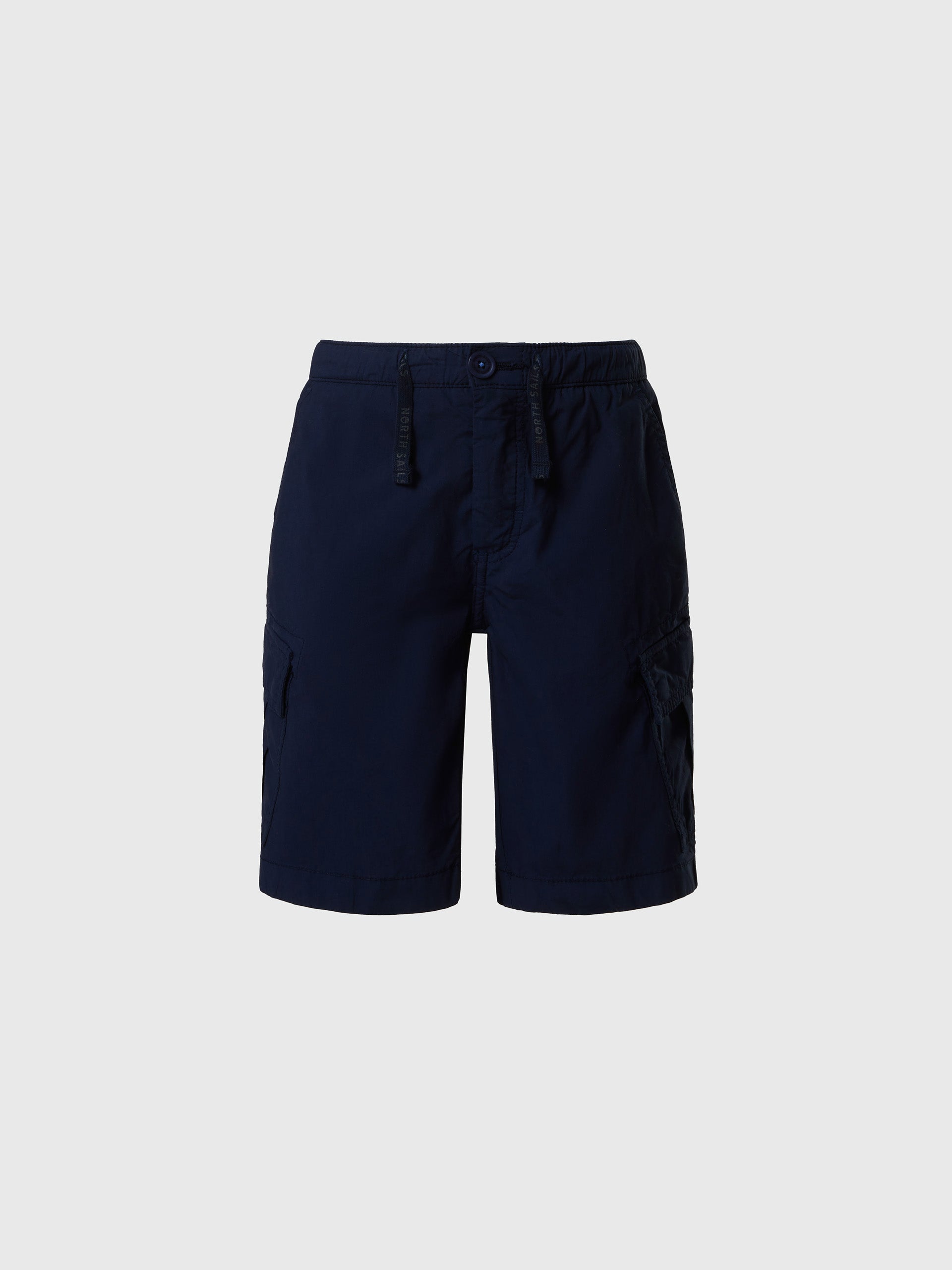 hover | Navy blue | cargo-welastic-waist-short-trouser-775266