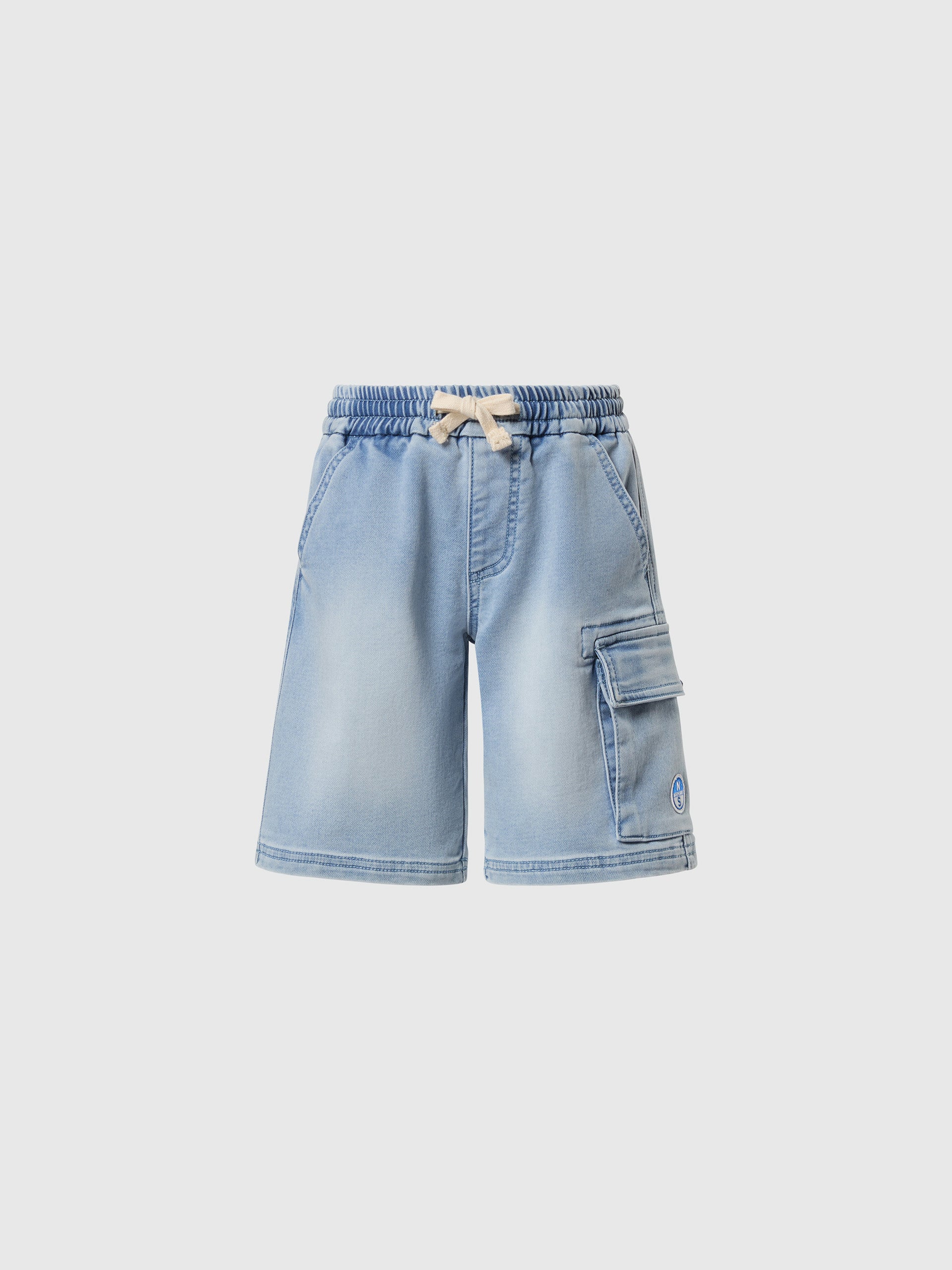 hover | Light blue | short-pants-reprive-knit-denim-wlogo-775426