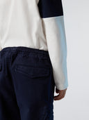 5 | Navy blue | cargo-long-trouser-wielastic-waist-775432