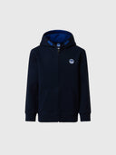 hover | Navy blue | hooded-full-zip-sweatshirt-792092
