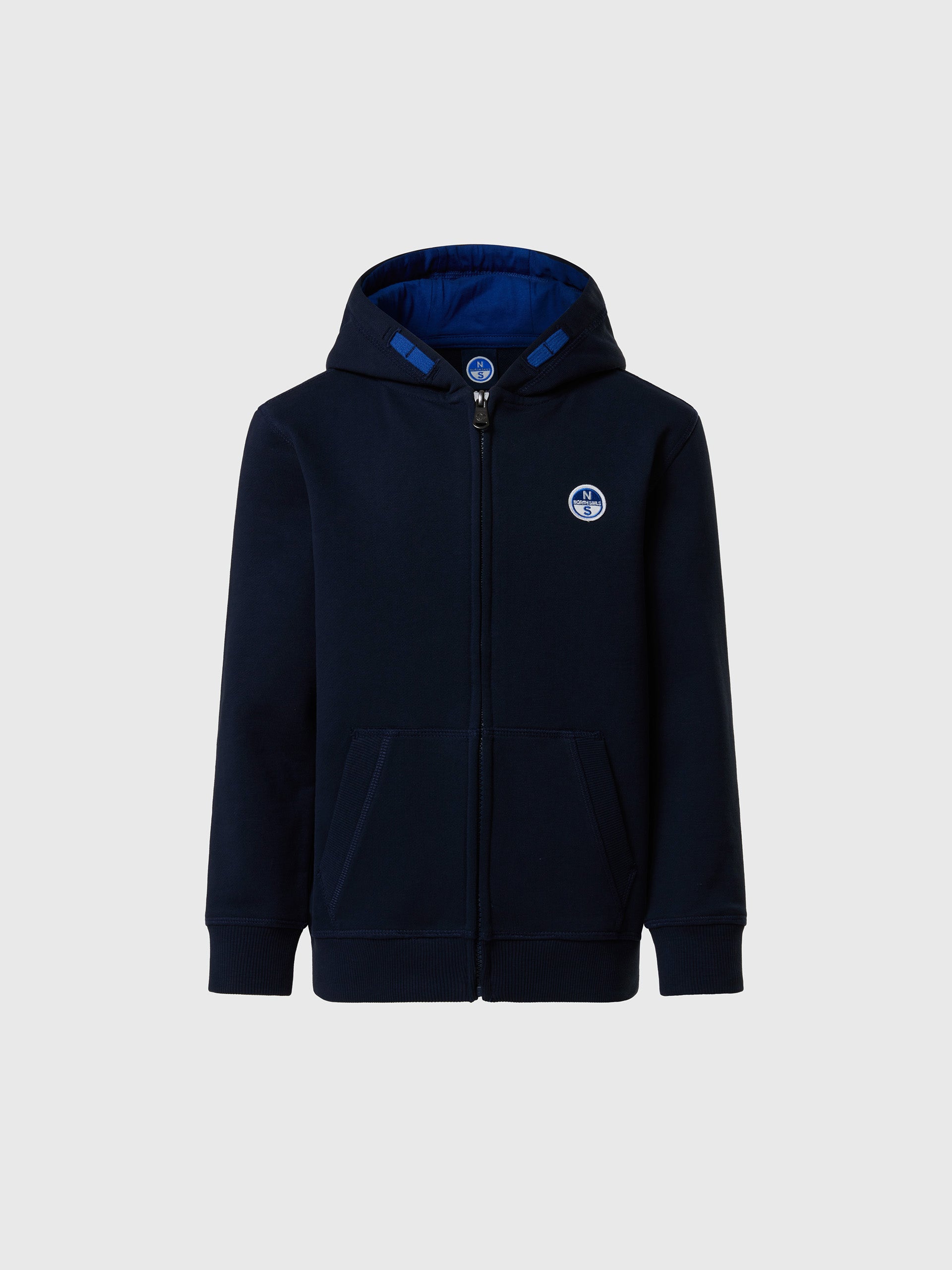 hover | Navy blue | hooded-full-zip-sweatshirt-792092
