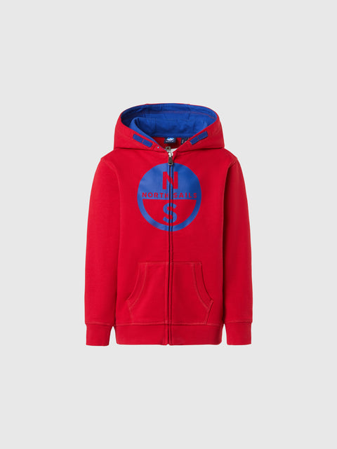 hover | Red | hooded-full-zip-sweatshirt-logo-794447