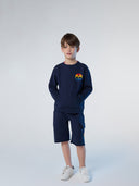 5 | Navy blue | crewneck-sweatshirt-wkangaroo-pocket-794455