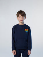 1 | Navy blue | crewneck-sweatshirt-wkangaroo-pocket-794455