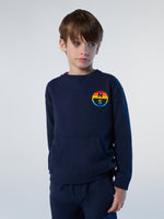 2 | Navy blue | crewneck-sweatshirt-wkangaroo-pocket-794455