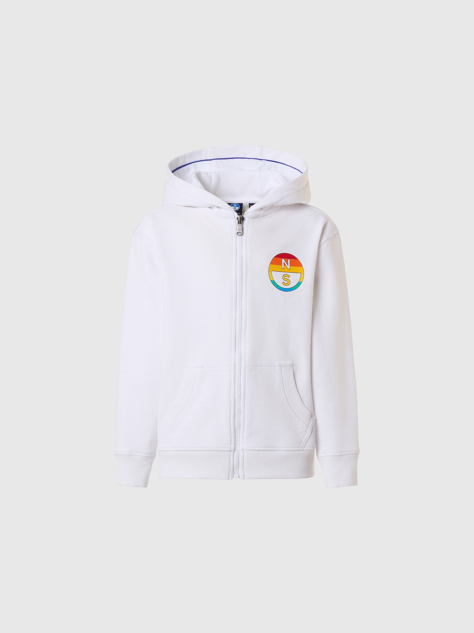 hover | White | full-zip-hooded-sweatshirt-surfing-print-794456