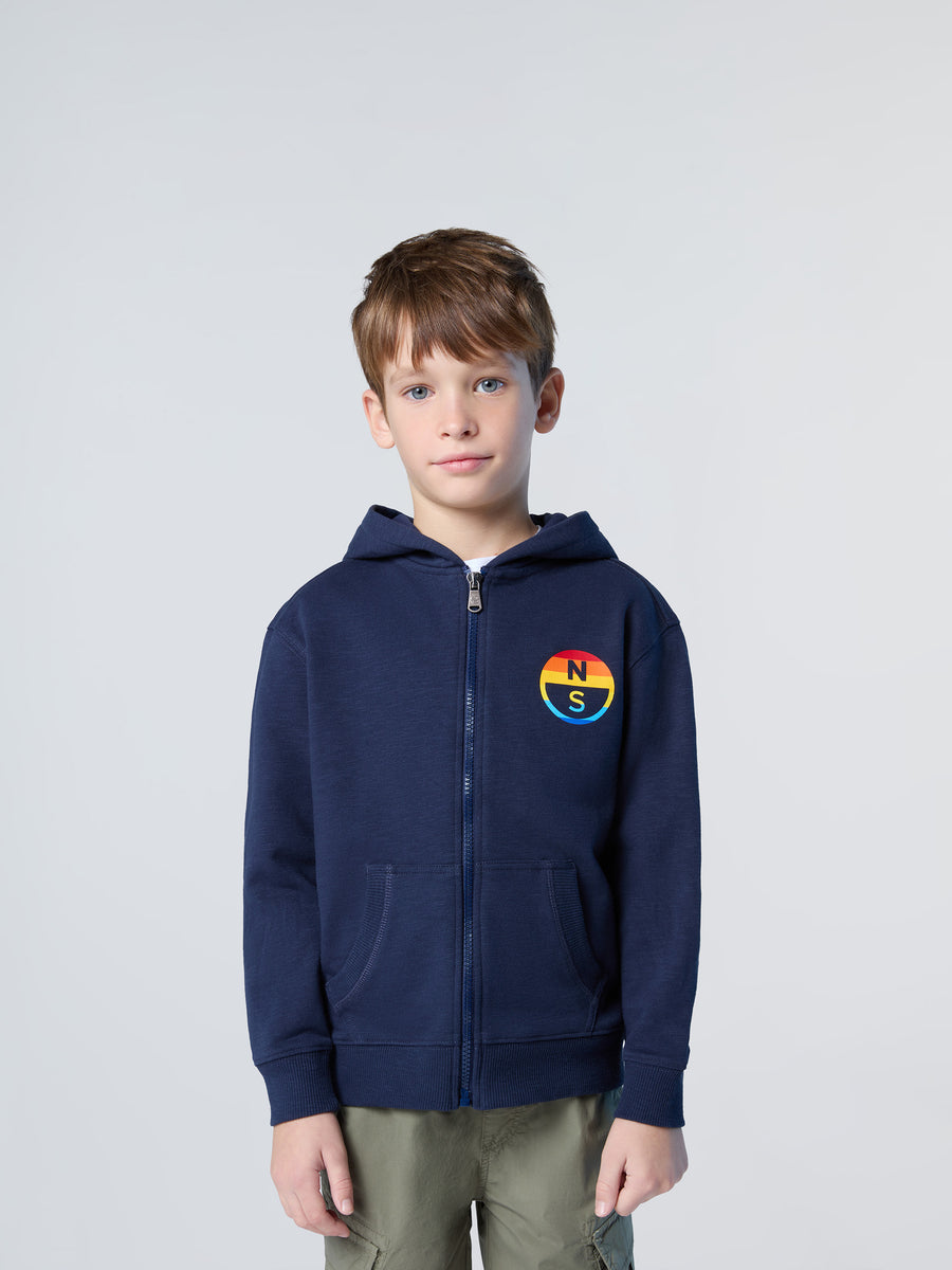 1 | Navy blue | full-zip-hooded-sweatshirt-surfing-print-794456