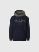 hover | Navy blue | hooded-sweatshirt-wgraphic-794489