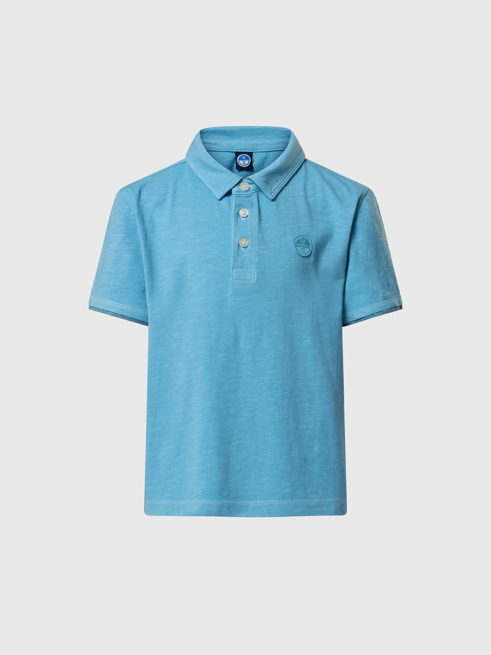 hover | Blue grotto | polo-short-sleeve-794493