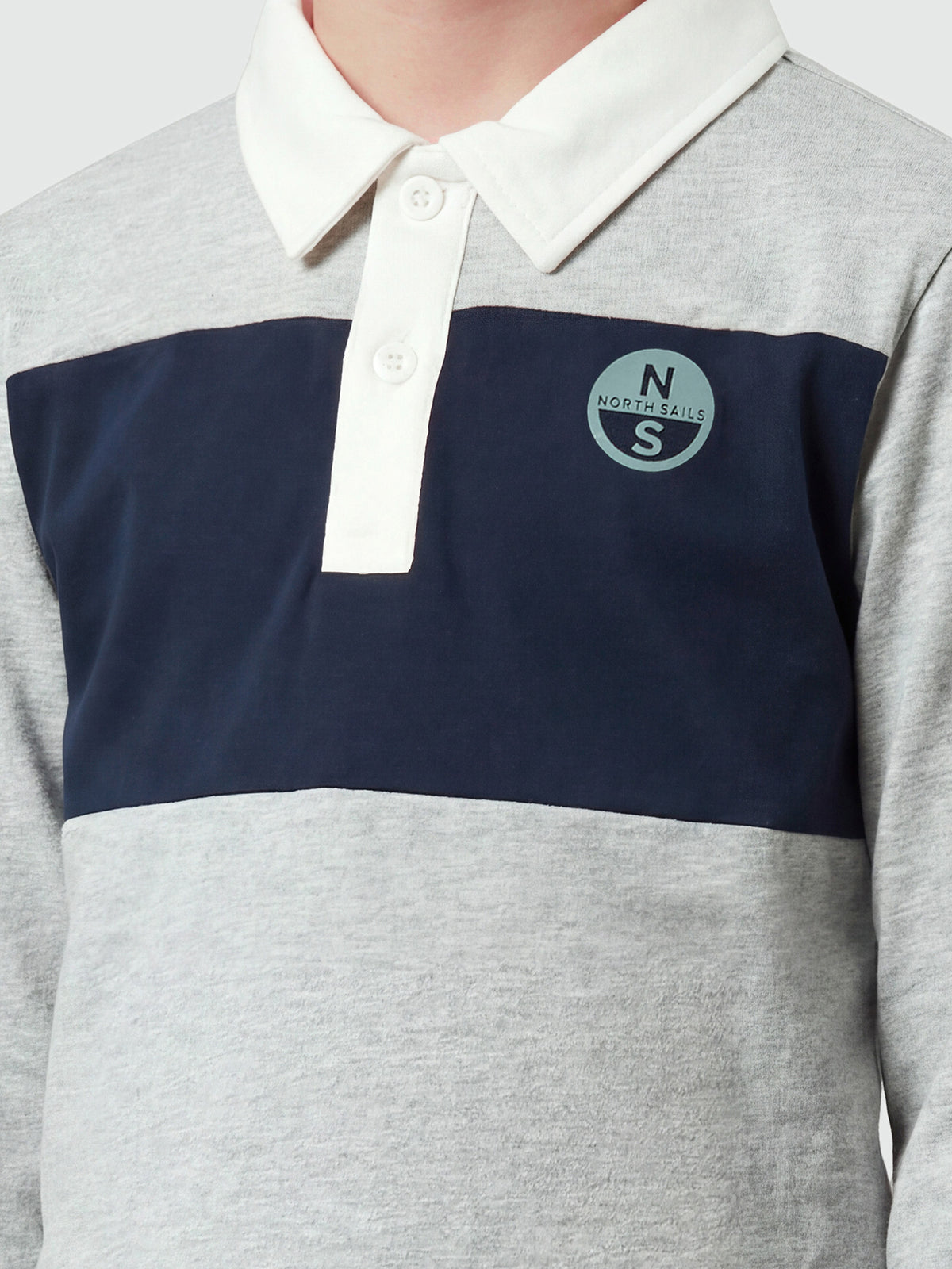 3 | Combo medium grey melange | polo-long-sleeve-unalor-794533