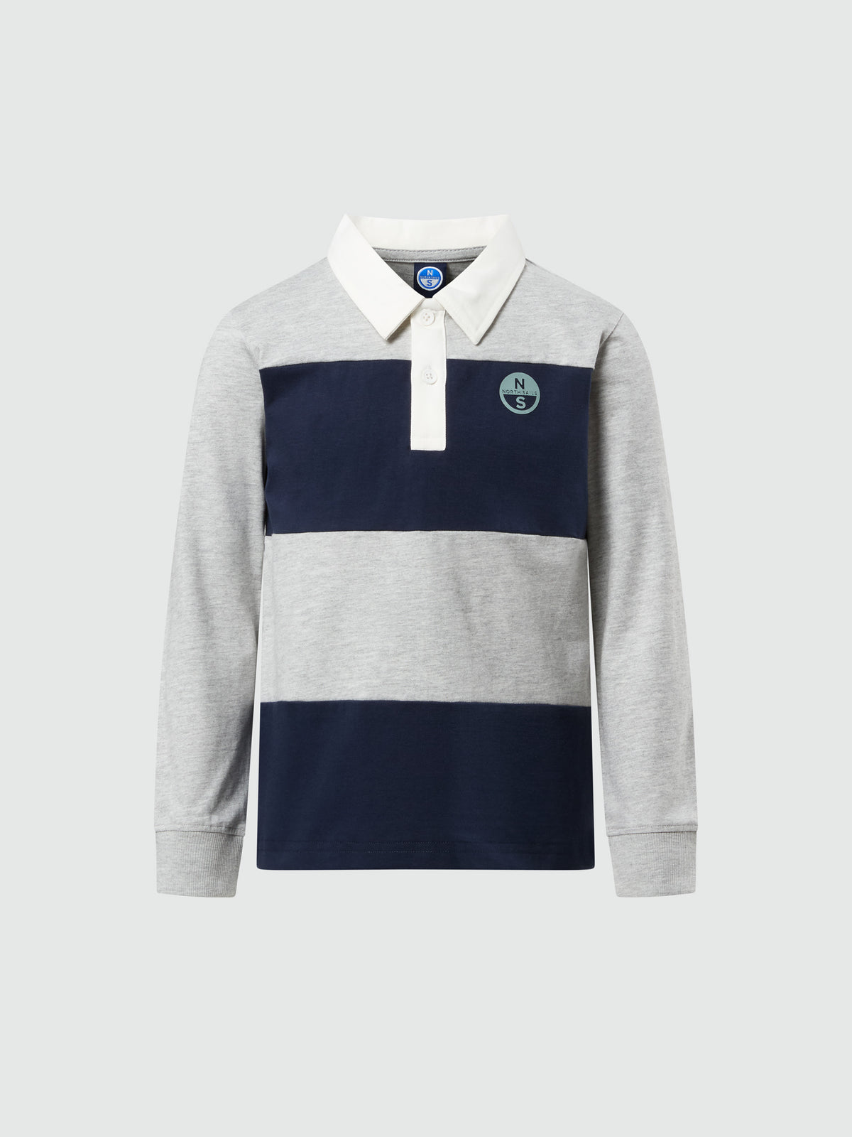hover | Combo medium grey melange | polo-long-sleeve-unalor-794533