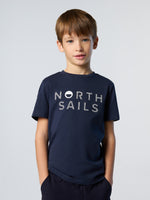 2 | Navy blue | striped-print-t-shirt-short-sleeve-795047
