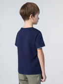 4 | Navy blue | t-shirt-short-sleeve-edge-sleeves-and-collar-795048