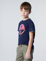 2 | Navy blue | t-shirt-short-sleeve-edge-sleeves-and-collar-795048