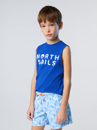 2 | Surf blue | printed-sleeveless-t-shirt-795054