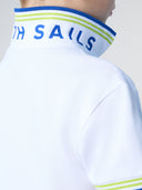 7 | White | polo-short-sleeve-wcontrast-stripes-on-flat-knit-collar-795075