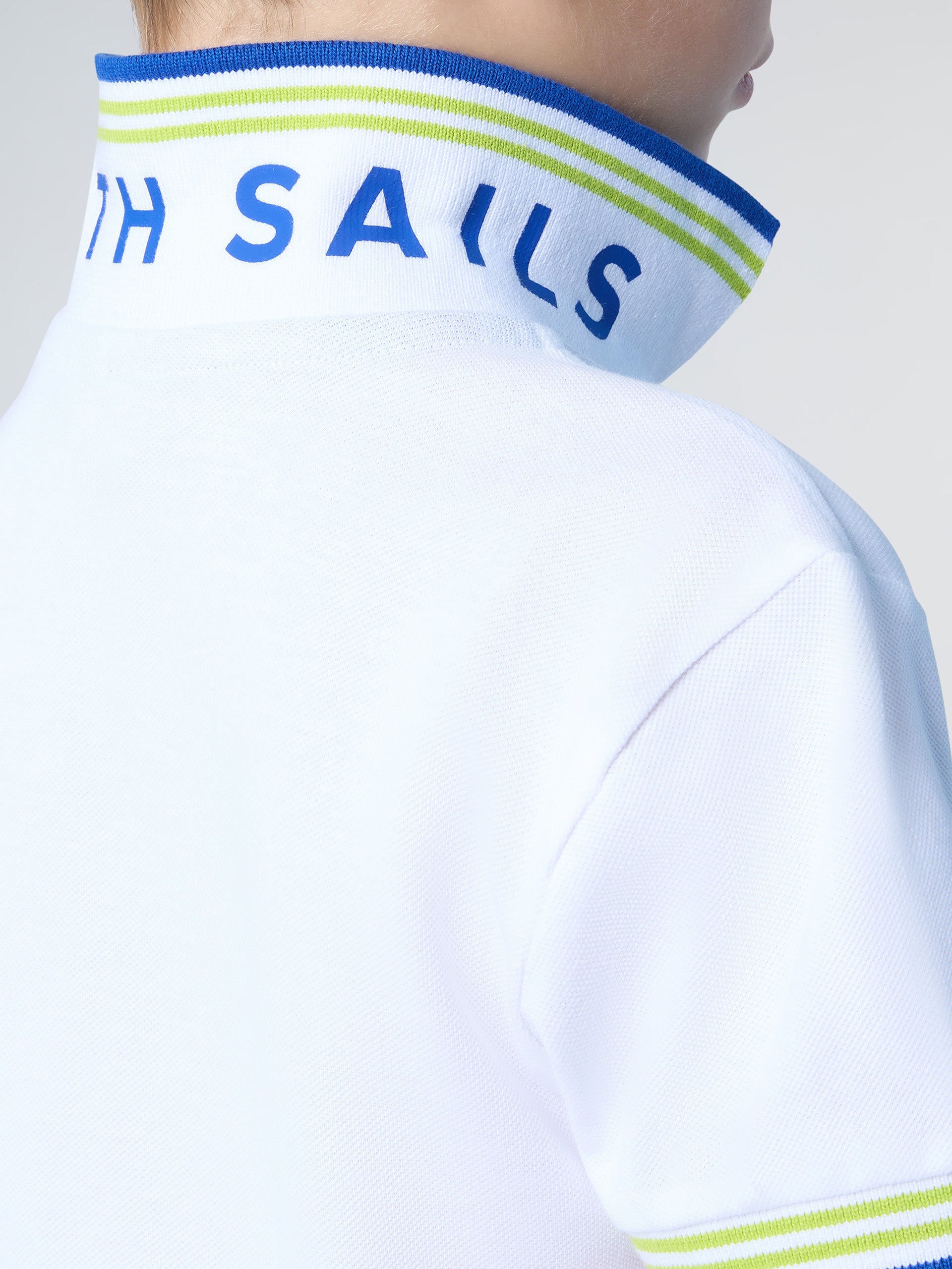 7 | White | polo-short-sleeve-wcontrast-stripes-on-flat-knit-collar-795075