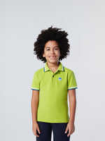 1 | Acid lime | polo-short-sleeve-wcontrast-stripes-on-flat-knit-collar-795075
