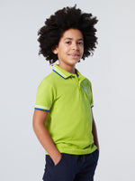 2 | Acid lime | polo-short-sleeve-wcontrast-stripes-on-flat-knit-collar-795075