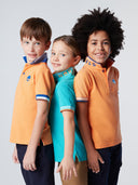 9 | Tangerine | polo-short-sleeve-wcontrast-stripes-on-flat-knit-collar-795075