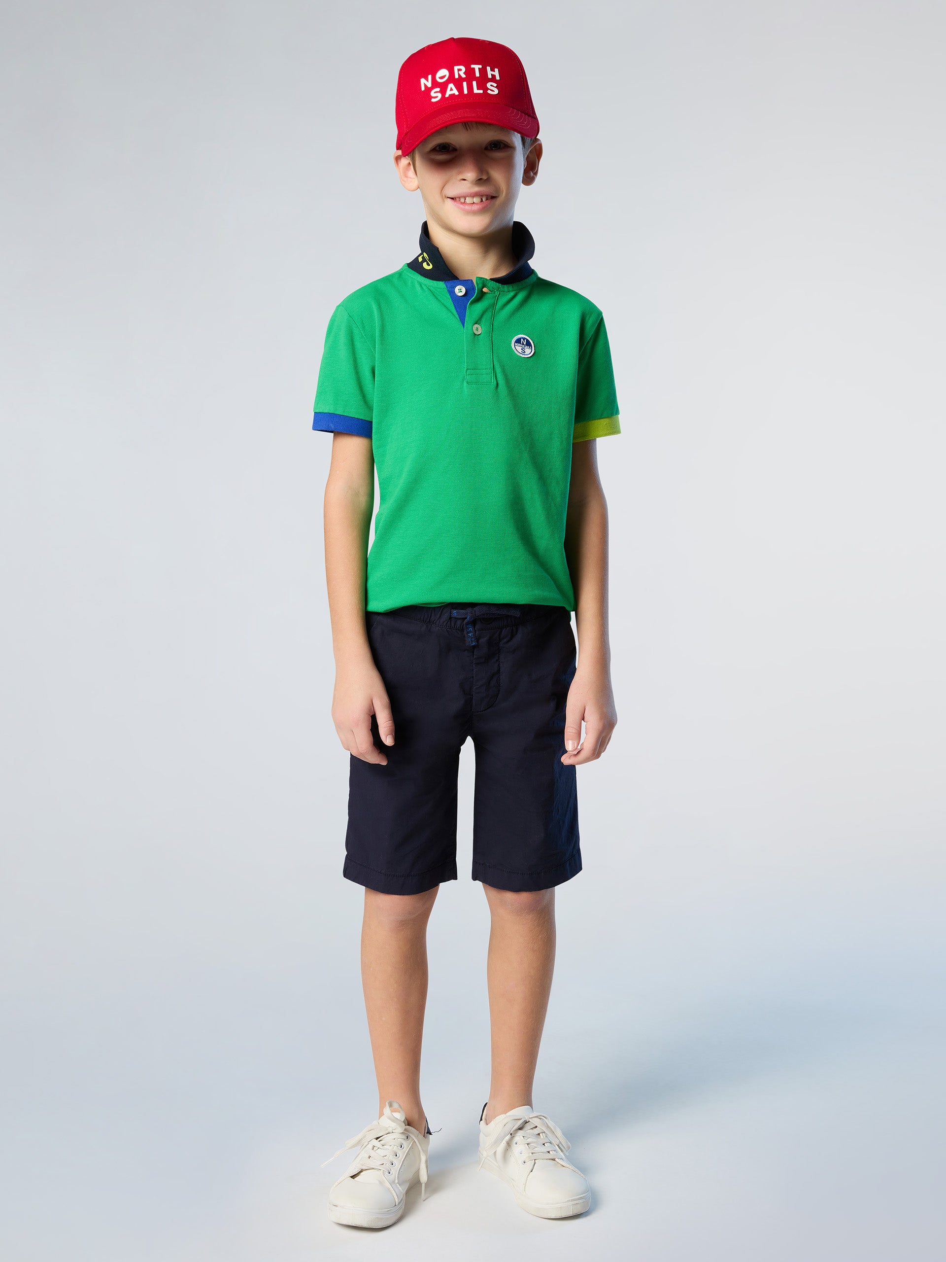 5 | Green bee | polo-short-sleeve-wcontrast-placket-795076