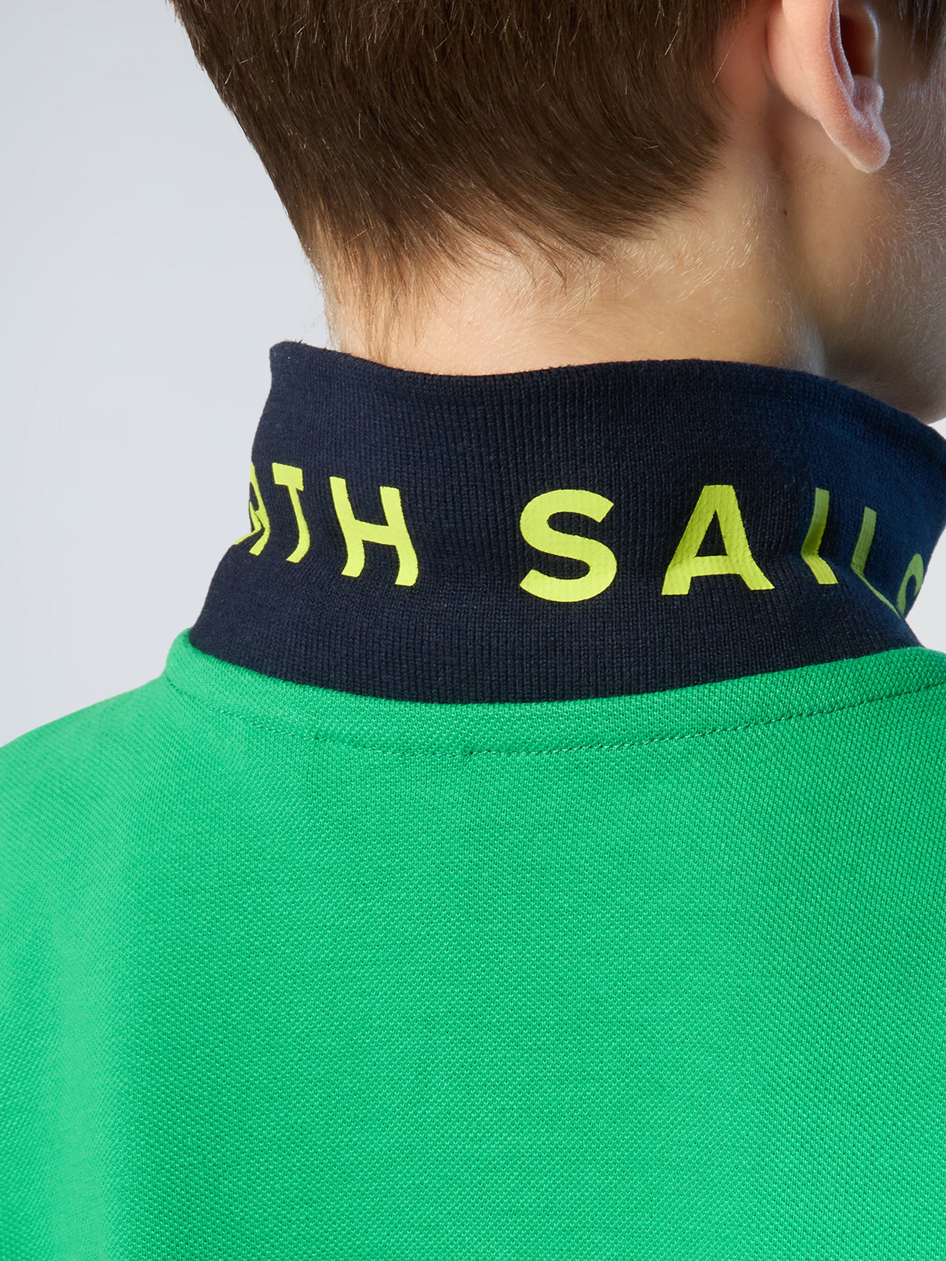 7 | Green bee | polo-short-sleeve-wcontrast-placket-795076