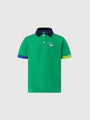 hover | Green bee | polo-short-sleeve-wcontrast-placket-795076