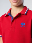 6 | Red | polo-short-sleeve-wnumber-application-on-sleeve-795077