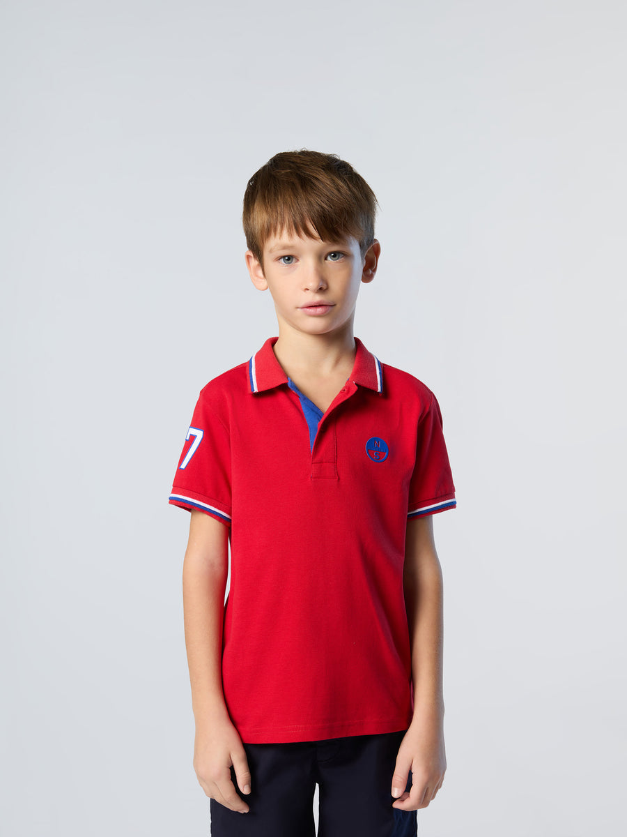 1 | Red | polo-short-sleeve-wnumber-application-on-sleeve-795077