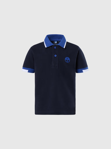 hover | Navy blue | polo-short-sleeve-wcollar-contrast-795078