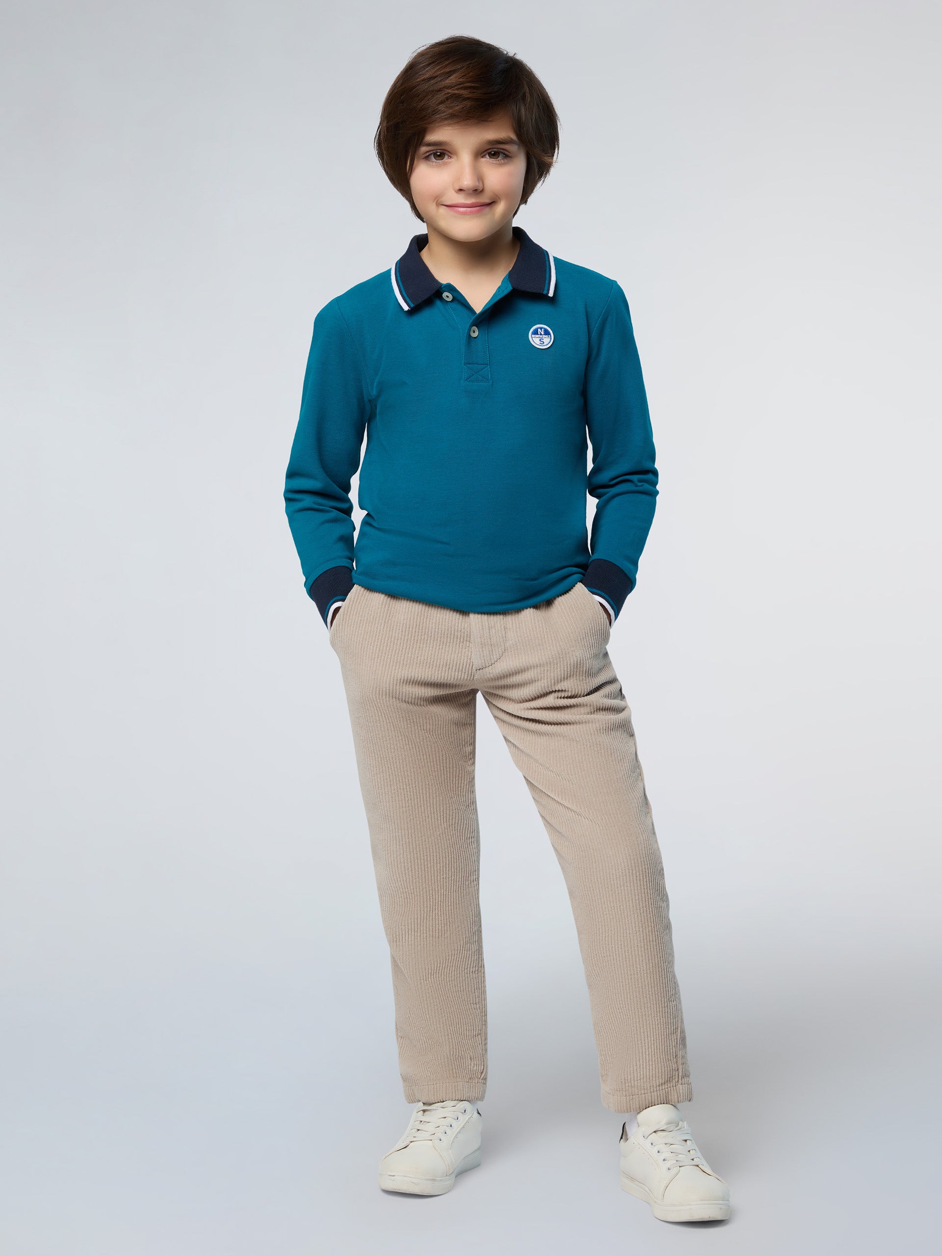 Polo shirt with collar lettering | North Sails