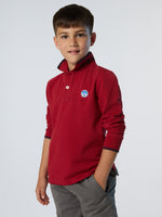 2 | Red dahlia | polo-long-sleeve-wlogo-795100