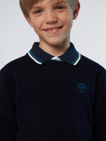 2 | Navy blue | crewneck-12gg-knitwear-796121