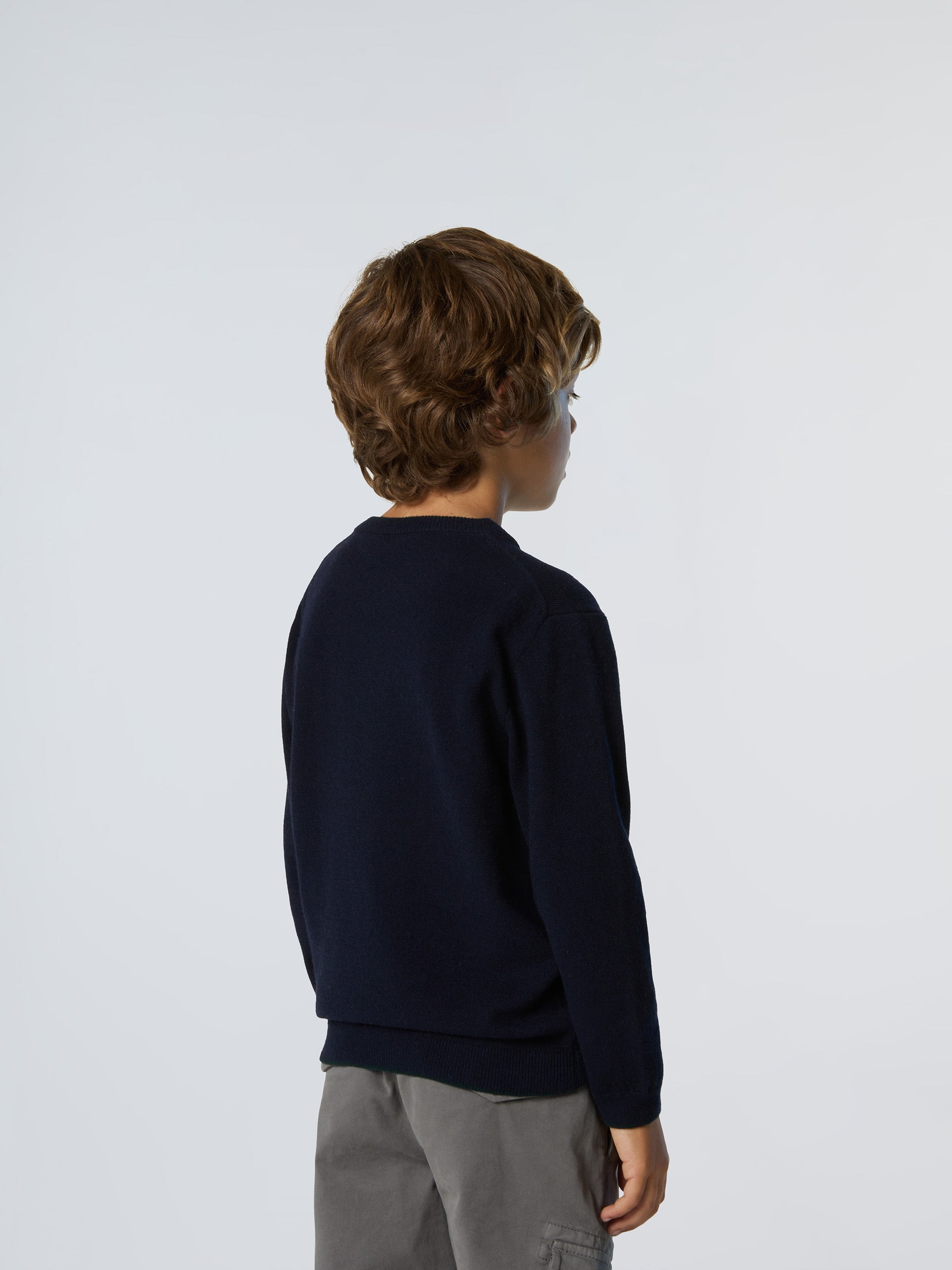 4 | Navy blue | crewneck-12gg-knitwear-796135