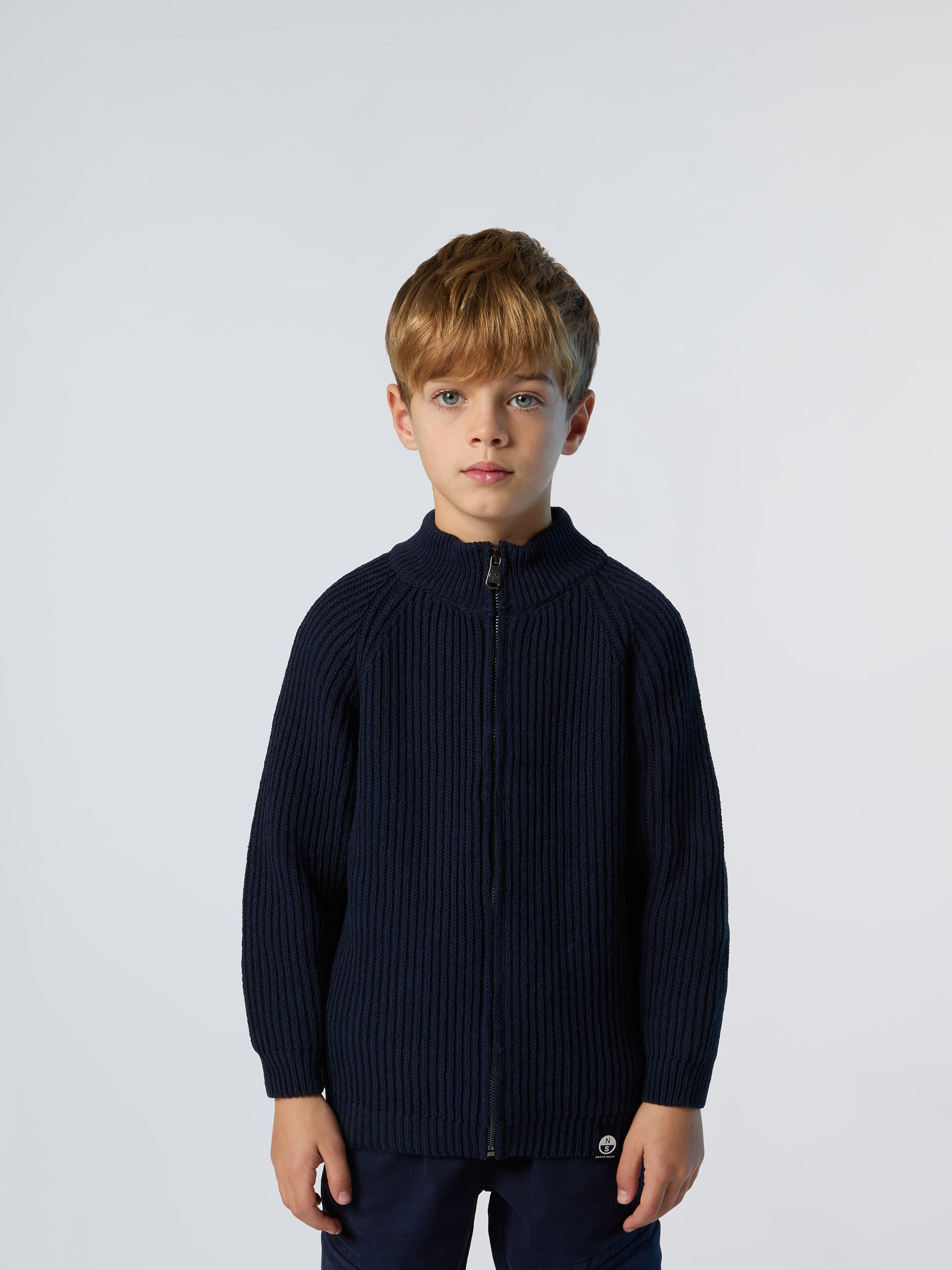1 | Navy blue | full-zip-7gg-knitwear-796140