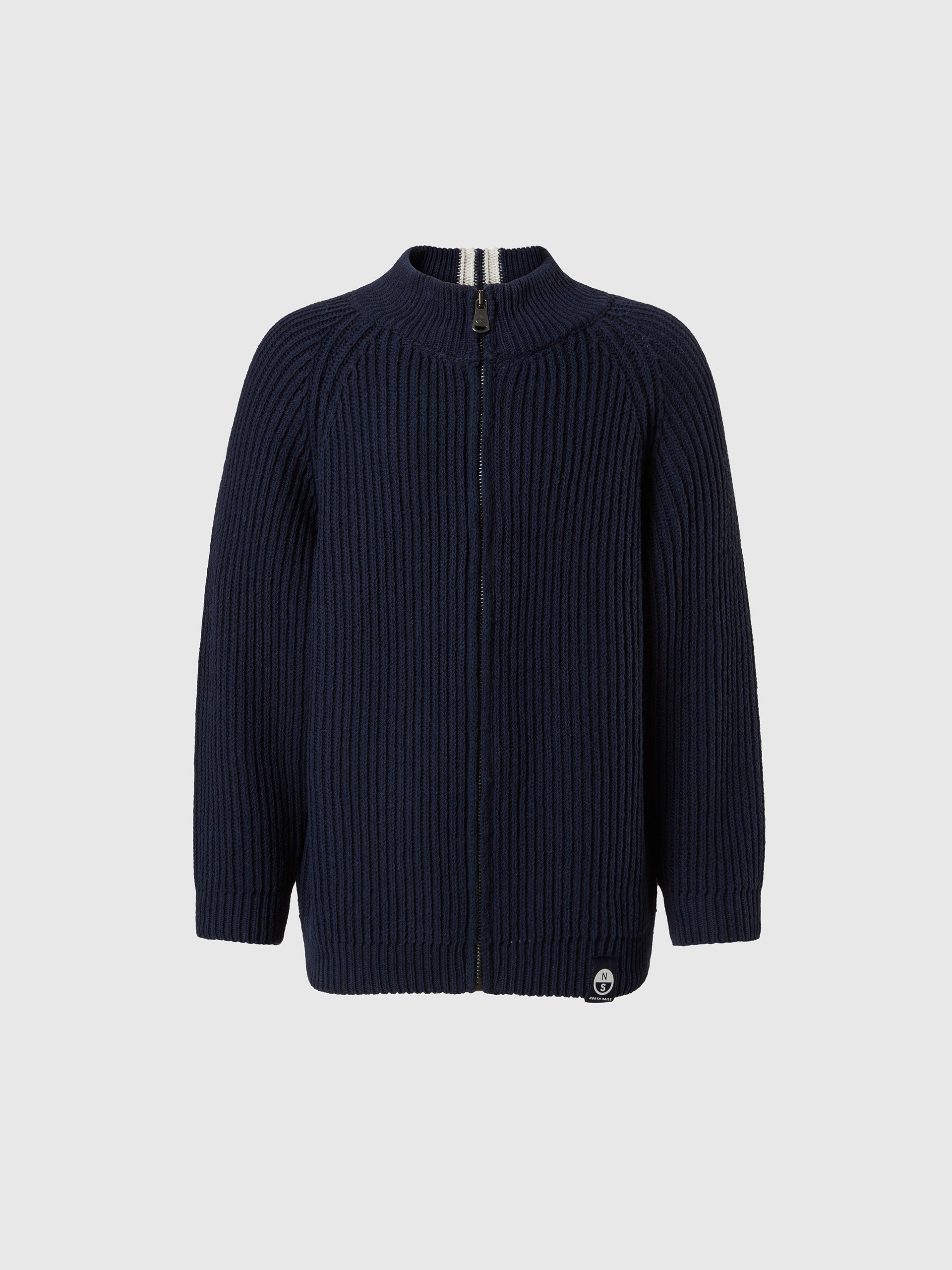 hover | Navy blue | full-zip-7gg-knitwear-796140