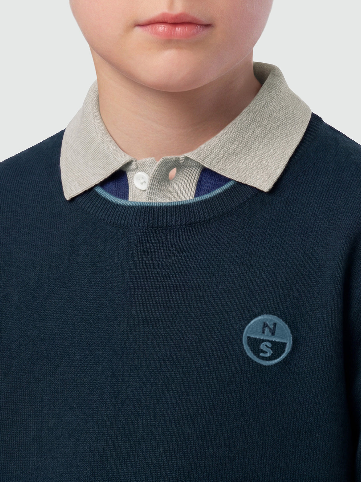 3 | Navy blue | crewneck--12-gg-knitwear-796195