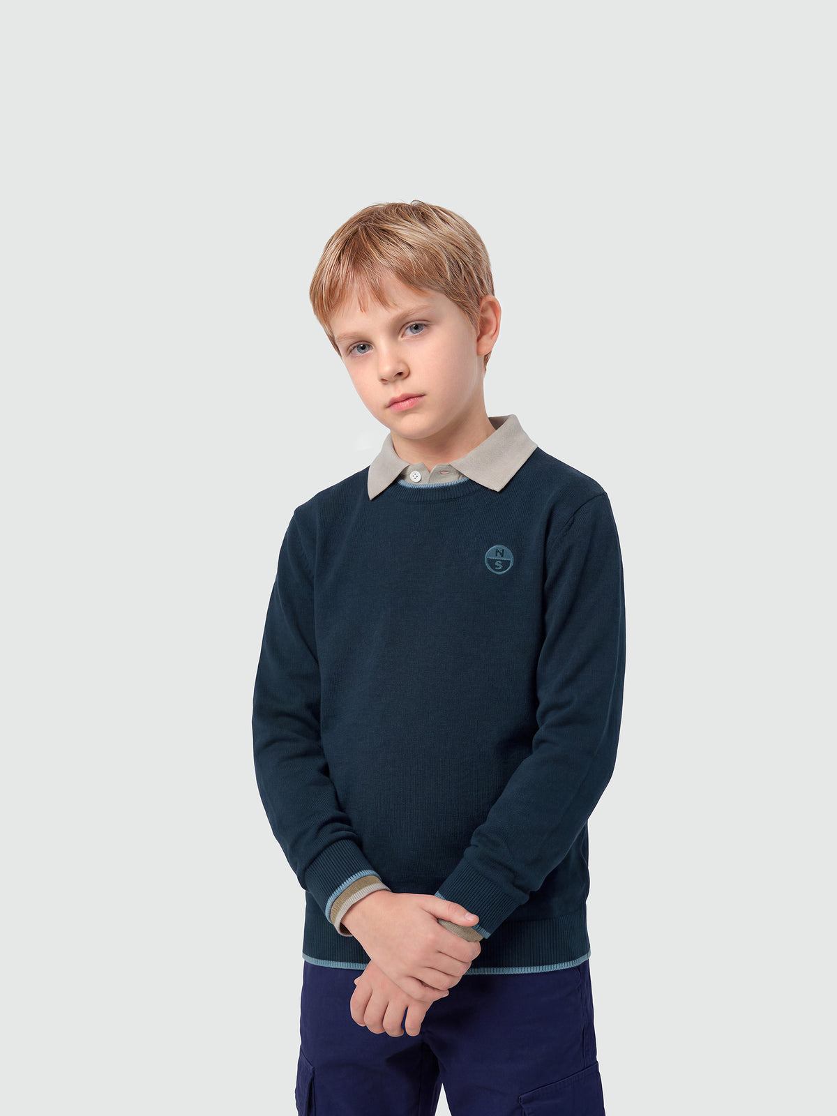 2 | Navy blue | crewneck--12-gg-knitwear-796195