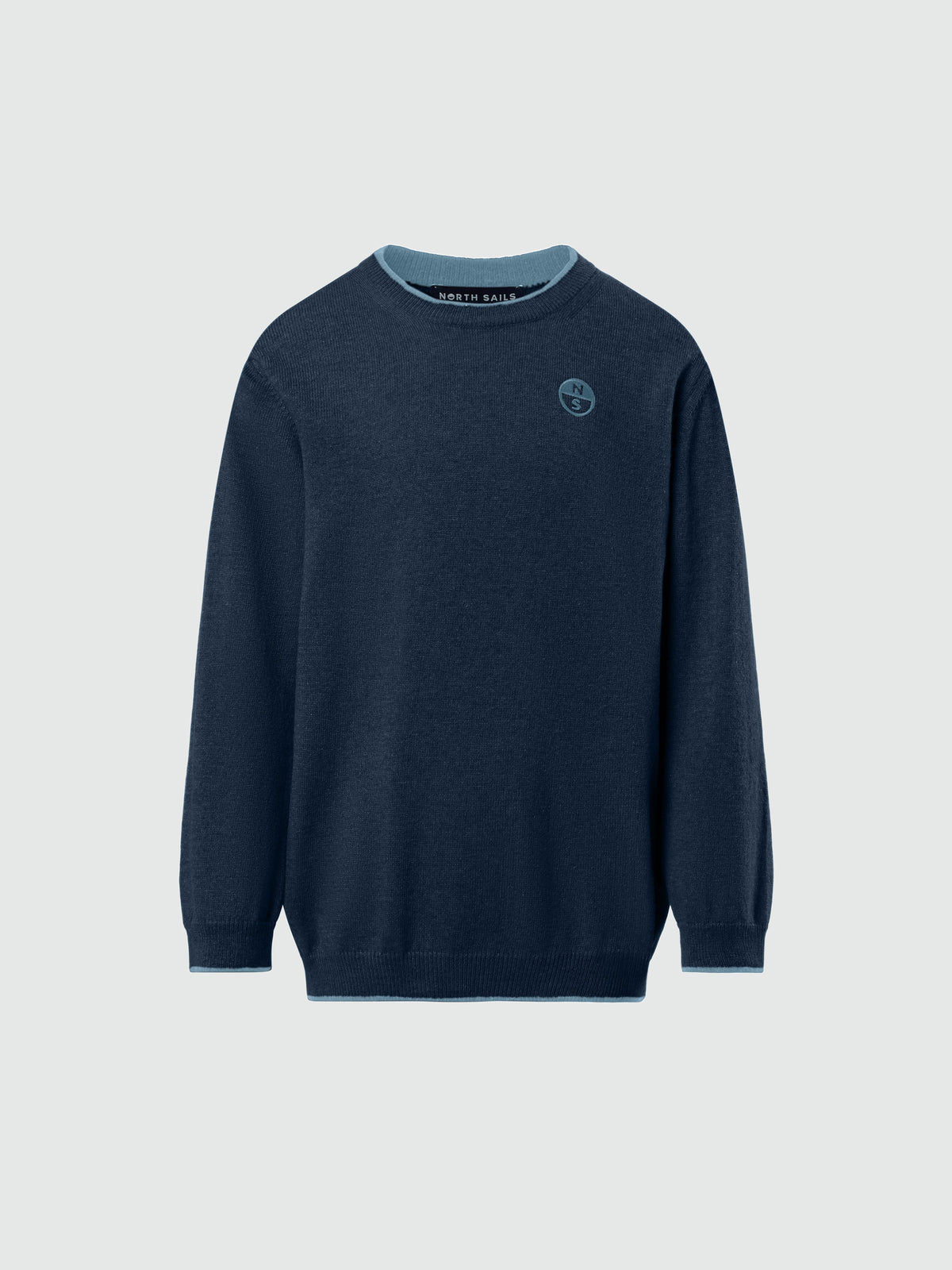 hover | Navy blue | crewneck--12-gg-knitwear-796195