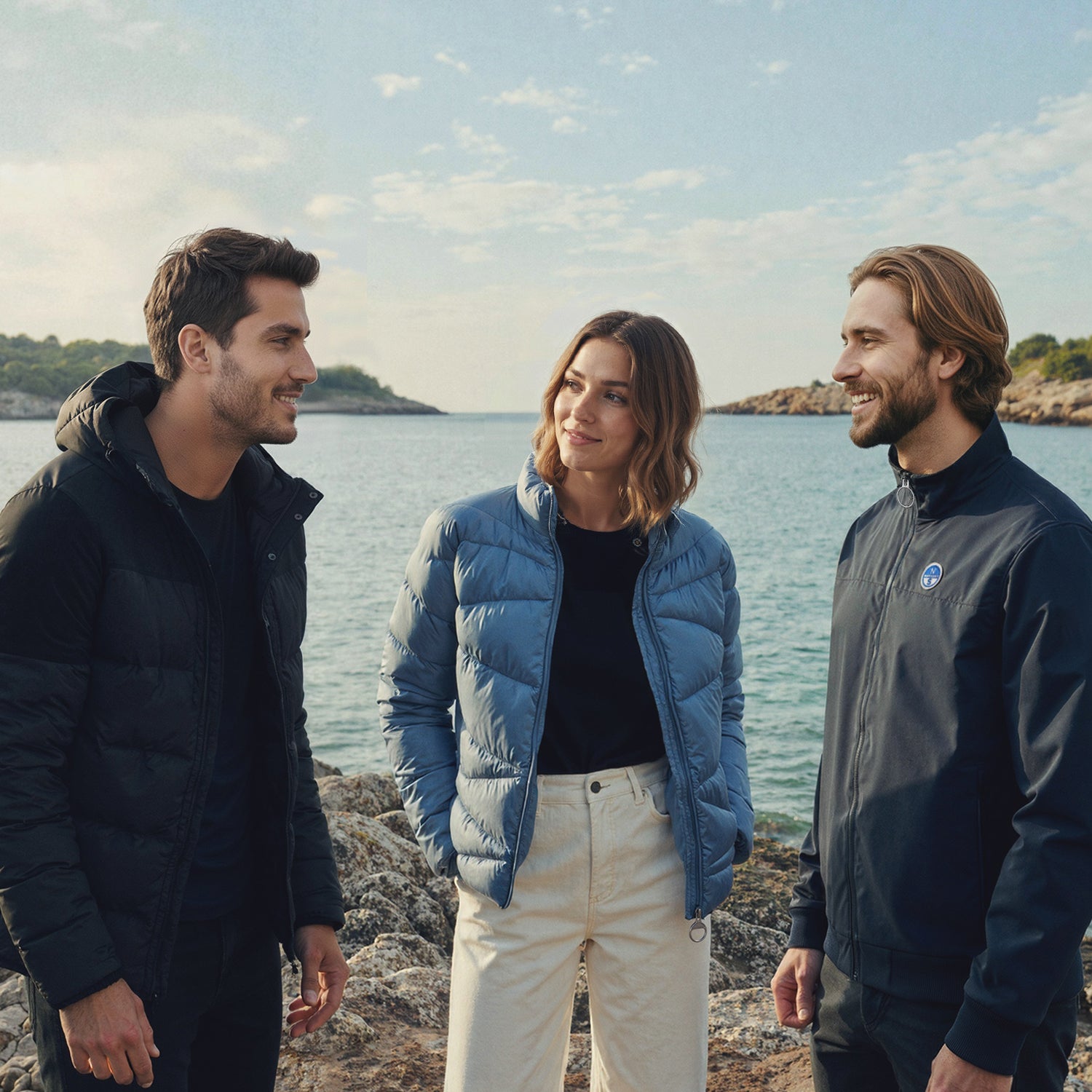 Sweatshirt with palm tree embroidery | North Sails