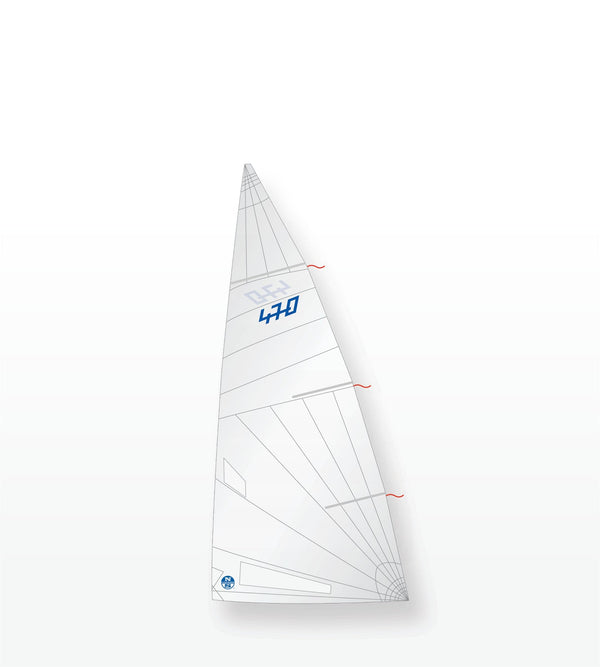 North Sails 470 N12-L9B- Mainsail | cover :: White