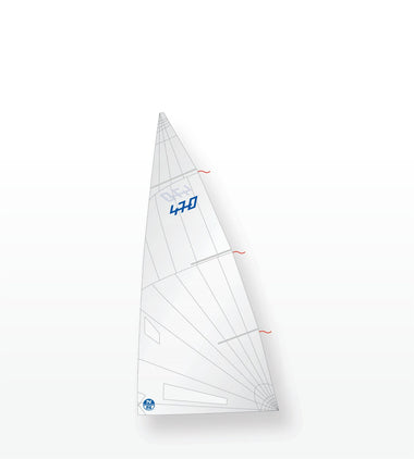 North Sails 470 N15-L5 Mainsail|cover :: White