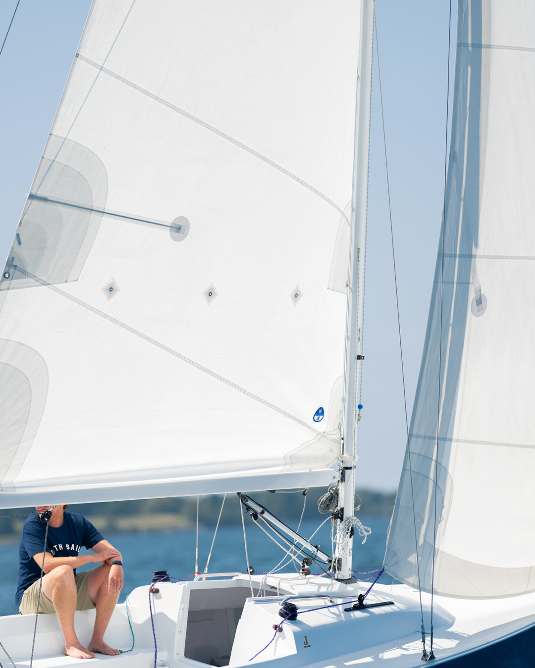 3 | NPC CROSS-CUT / White | North Sails Cruising Mainsail NPC CROSS-CUT White