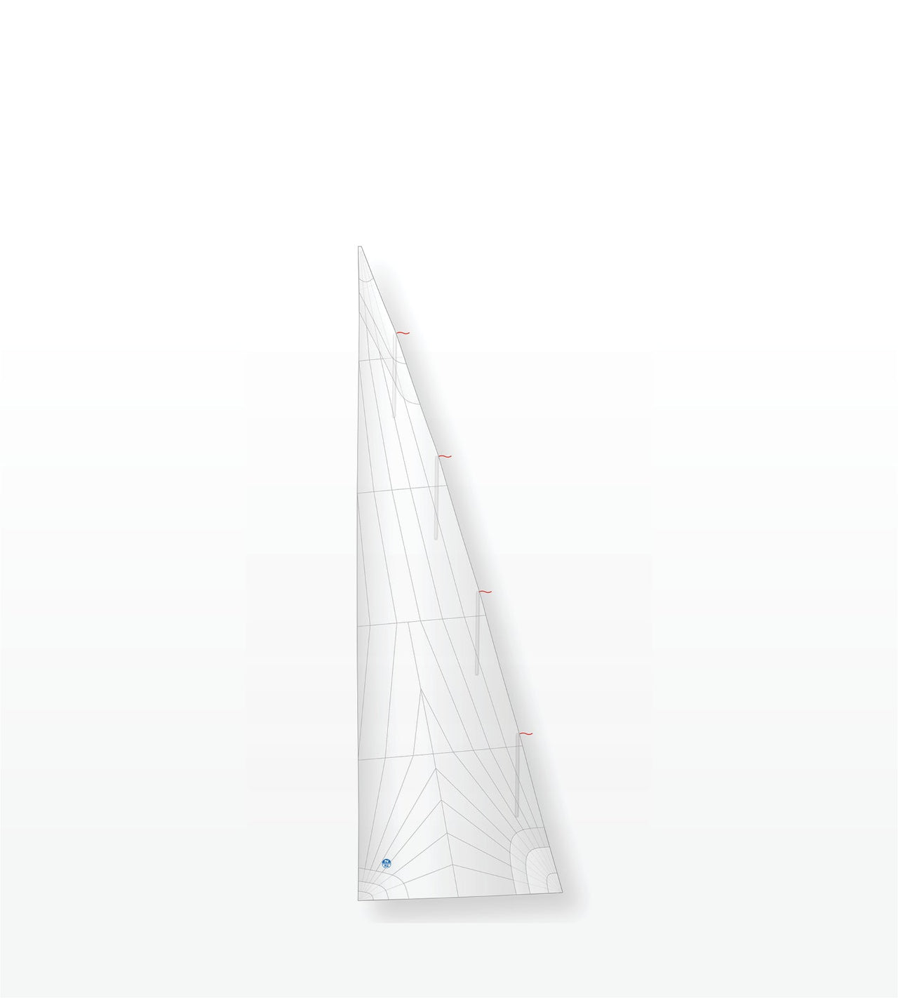 North Sails In Mast Roller Furling Mainsail with Battens NPC RADIAN White