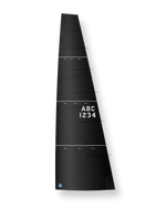 North Sails Square Top Racing Mainsail 3Di RAW Black