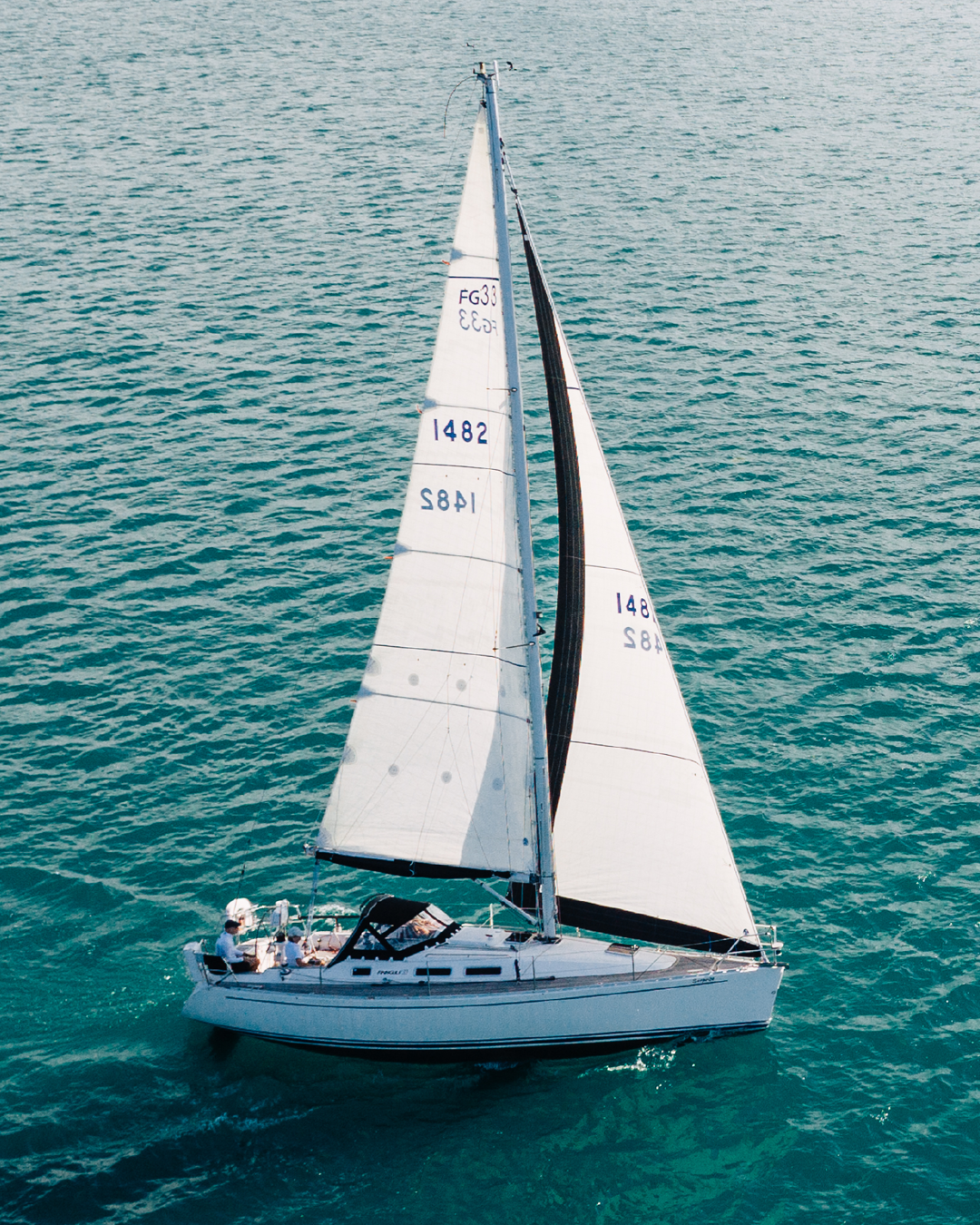 4 | 3Di OCEAN / White | North Sails Roller Furling Jib 3Di OCEAN White