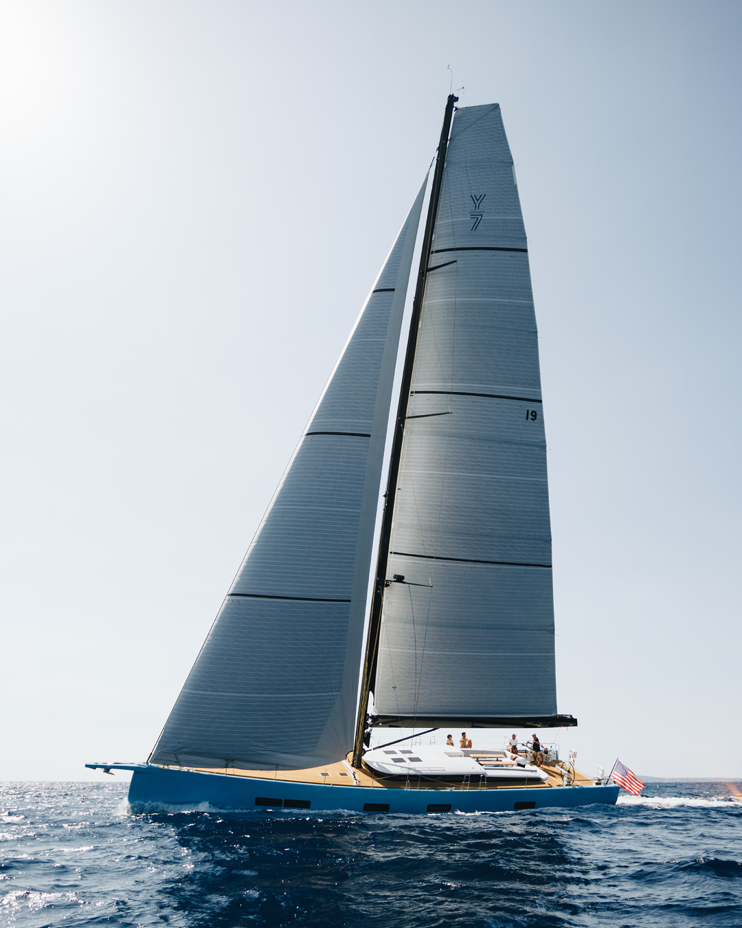 4 | 3Di OCEAN / White | North Sails Square Top Cruising Mainsail 3Di OCEAN White