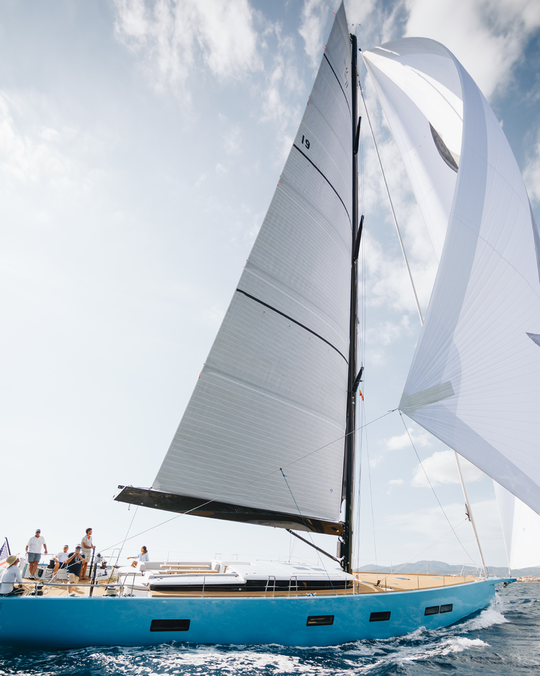 5 | 3Di OCEAN / White | North Sails Square Top Cruising Mainsail 3Di OCEAN White